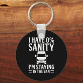 I'm Staying In Tha Van Phasmophobia Funny Drivers キーホルダー (正面)