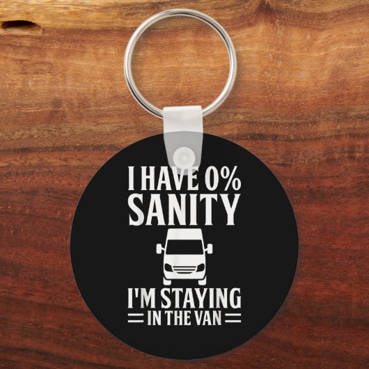 I'm Staying In Tha Van Phasmophobia Funny Drivers  キーホルダー (正面)