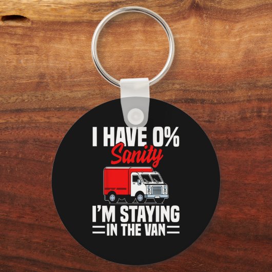 I'm Staying In Tha Van Phasmophobia Funny Gamer Me キーホルダー (正面)