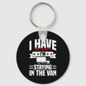 I'm Staying In Tha Van Phasmophobia Funny Gamer Me キーホルダー (正面)