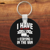 I'm Staying In Tha Van Phasmophobia Funny Gamer Me キーホルダー (正面)