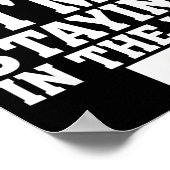 I'm Staying In Tha Van Phasmophobia Funny Gamer Me ポスター (角)