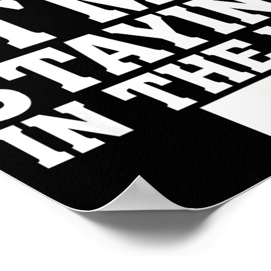 I'm Staying In Tha Van Phasmophobia Funny Gamer Me ポスター (角)