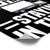 I'm Staying In Tha Van Phasmophobia Funny Gamer Me ポスター (角)