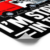 I'm Staying In Tha Van Phasmophobia Funny Gamer Me ポスター (角)