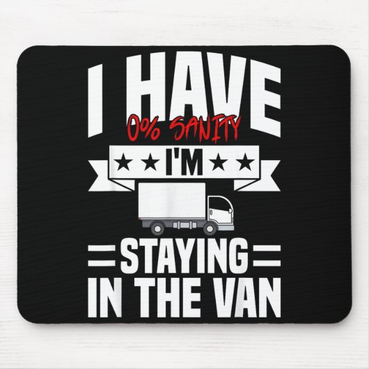 I'm Staying In Tha Van Phasmophobia Funny Gamer Me マウスパッド (正面)