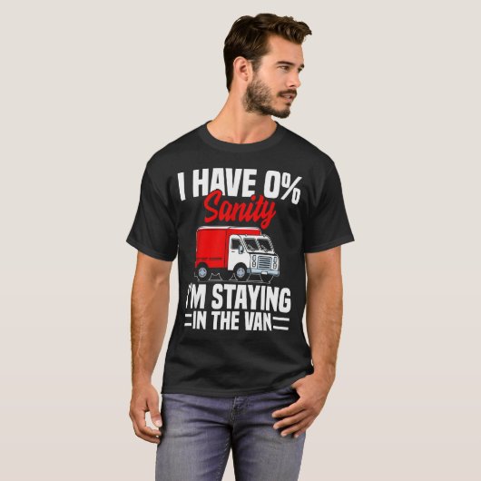 I'm Staying In Tha Van Phasmophobia Funny Gamer Me Tシャツ (正面フル)