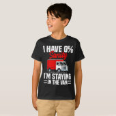 I'm Staying In Tha Van Phasmophobia Funny Gamer Me Tシャツ (正面フル)