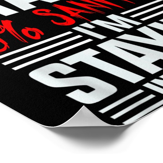 I'm Staying In Tha Van Phasmophobia Funny Gamer Wo ポスター (角)