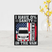 I'm Staying In Tha Van Phasmophobia Funny Man Wome カード (黄色い花)