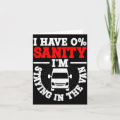 I'm Staying In Tha Van Phasmophobia Funny Man Wome カード (正面)