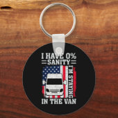 I'm Staying In Tha Van Phasmophobia Funny Man Wome キーホルダー (正面)