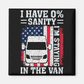 I'm Staying In Tha Van Phasmophobia Funny Man Wome マグネット (正面)