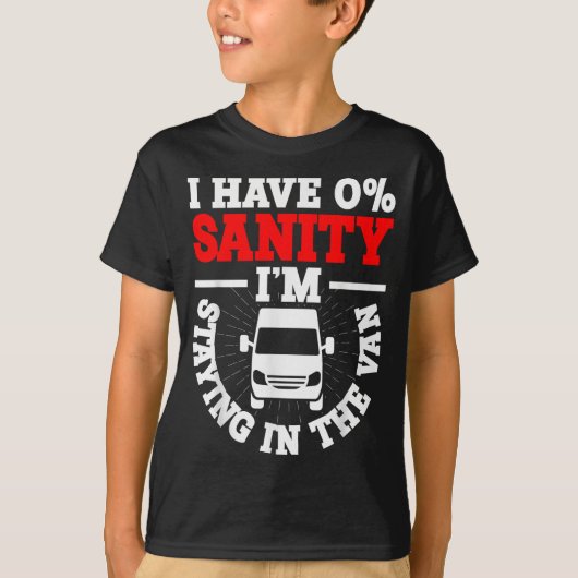 I'm Staying In Tha Van Phasmophobia Funny Man Wome Tシャツ (正面)