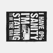 I'm Staying In Tha Van Phasmophobia Gamer Man Wome フリースブランケット (正面(横))