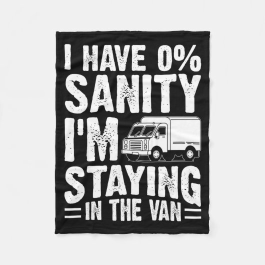 I'm Staying In Tha Van Phasmophobia Gamer Man Wome フリースブランケット (正面)