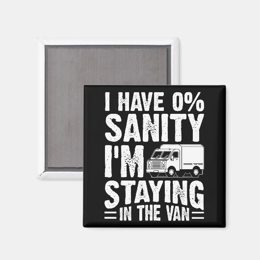 I'm Staying In Tha Van Phasmophobia Gamer Man Wome マグネット (正面/裏面)