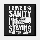 I'm Staying In Tha Van Phasmophobia Gamer Man Wome マグネット (正面)