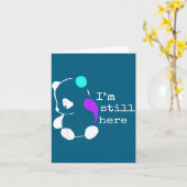 I'm Still Here - Semicolon Gift Suicide Prevention カード (黄色い花)