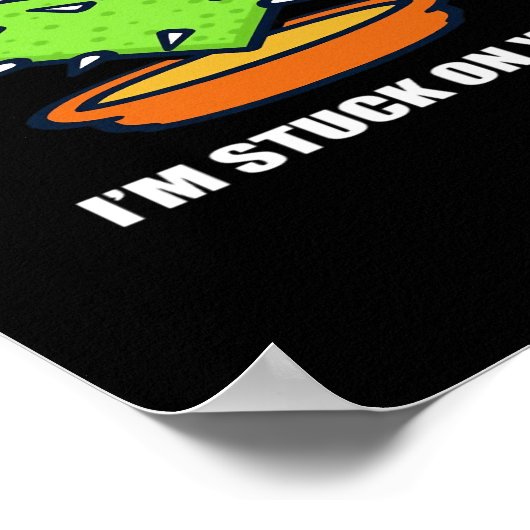 Im Stuck On You Cactus Cute Plant Design  ポスター (角)