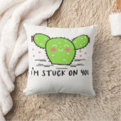Im Stuck On You Cactus Cute Plant Style  クッション (ブランケット)
