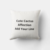 Im Stuck On You Cactus Cute Plant Style  クッション (裏面)