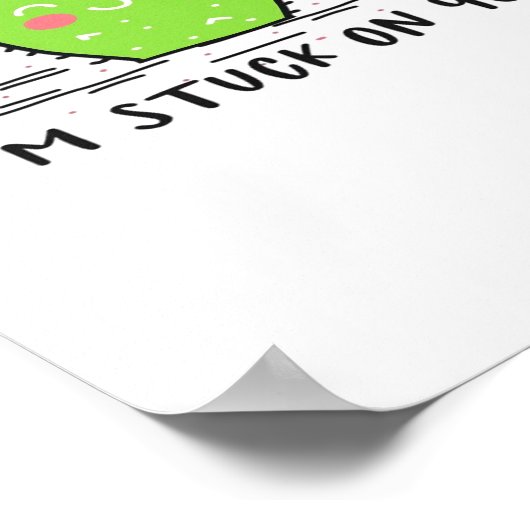 Im Stuck On You Cactus Cute Plant Style ポスター (角)