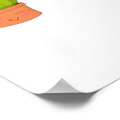 Im Stuck On You Happy Cactus Playful Design  ポスター (角)