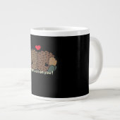 Im Stuck On You Timeless Romantic Design  ジャンボコーヒーマグカップ (正面右)