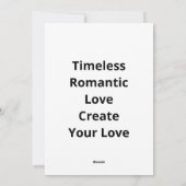 Im Stuck On You Timeless Romantic Style  シーズンカード (裏面)