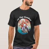 I'M T Grandma Motorcycle Fun Tシャツ (正面)
