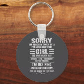 I'm Taken By Freaking Awesome Girl Born In May On  キーホルダー (正面)