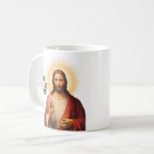 I'm Telling Dad - Funny Jesus Meme コーヒーマグカップ (正面左)