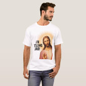 I'm Telling Dad - Funny Jesus Meme Tシャツ (正面フル)