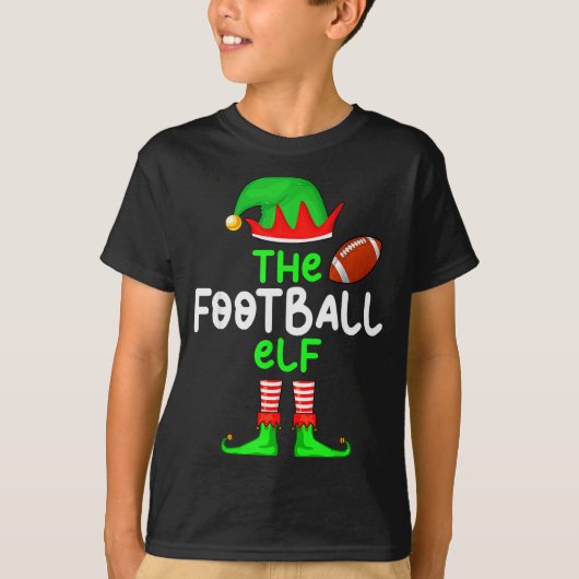 I'm The American Football Elf Christmas Matching P Tシャツ (正面)