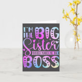 I'm The Big Sister Which Makes Me The Boss Funny S カード (黄色い花)