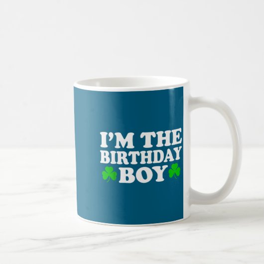 Im The Birthday Boy Irish St Patrick's Day Men Boy コーヒーマグカップ (右)