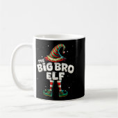 I'm The Brother Elf Family Matching Group Christma コーヒーマグカップ (左)