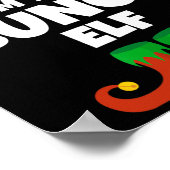 I'm The Bunco Elf Family Pajama Christmas Funny Bu ポスター (角)