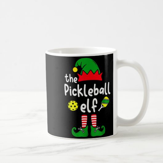 I'm The Ckle Ball Elf Christmas Family Matching Pa コーヒーマグカップ (右)