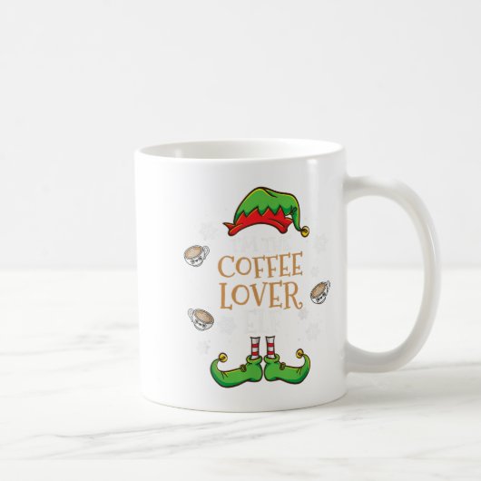 Im The Coffee Lover Elf Christmas  コーヒーマグカップ (右)