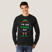Im The Cowgirl Elf Christmas Tシャツ (正面フル)