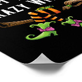 Im The Crazy Witch Halloween Matching Group Costum ポスター (角)