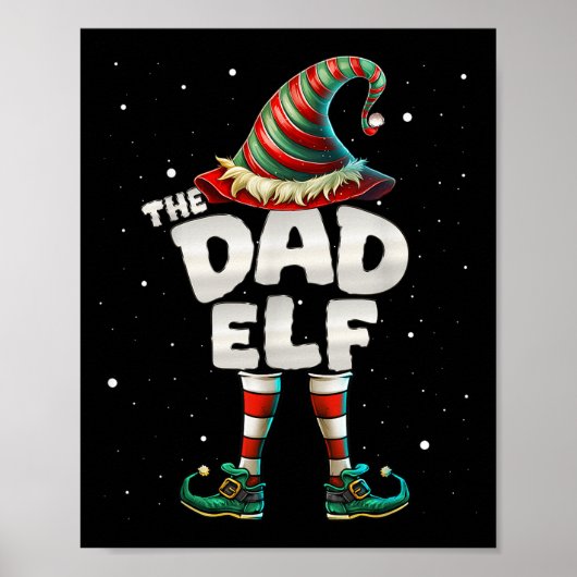 I'm The Dad Elf Family Matching Group Christmas  ポスター (正面)
