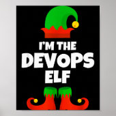 I'm The Devops Elf Family Pajama Christmas Enginee ポスター (正面)