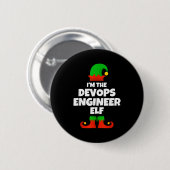 I'm The Devops Engineer Elf Family Pajama Christma 缶バッジ (正面&裏面)