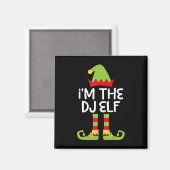 I'm The Dj小妖精や小人マッチングクリスマス小妖精や小人 マグネット (正面/裏面)
