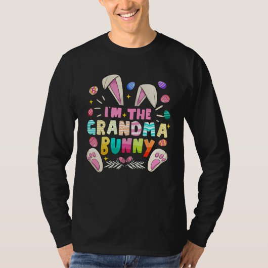 Im The Grandma Bunny Easter Day Family Matching Tシャツ (正面)