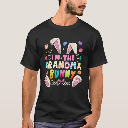Im The Grandma Bunny Easter Day Family Matching Tシャツ (正面)
