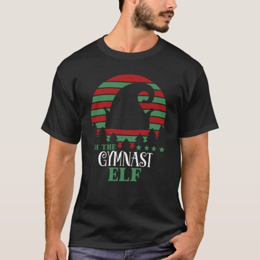 Im The Gymnast Elf Matching Christmas Classic T-Sh Tシャツ (正面)